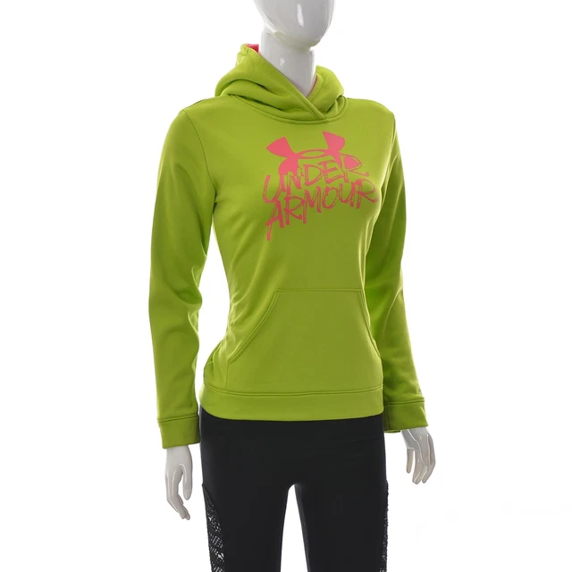 Under armour Donna Vestibilità Larga Allenamento Felpa Maglione Felpa Verde