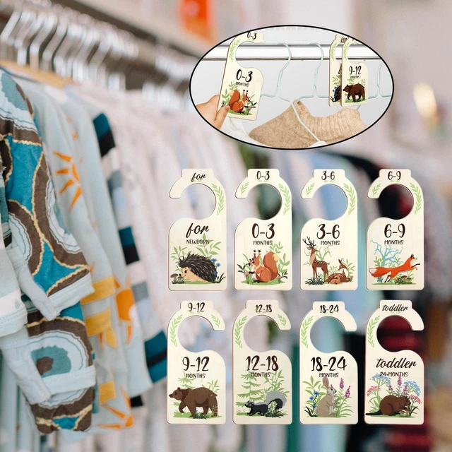 8 Stück Baby-Schrankteiler, Kleidergrößenteiler Für Kleiderschrank,