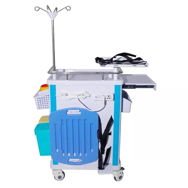 Corrosion Resistant Emergency Trolley Cart Movable Operating Room Trolley