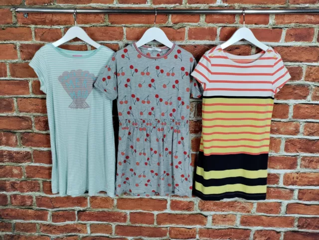 Girl Bundle Age 7-8 Years Joules M&S Gap T-Shirt Dress Set Summer Sun Kids 128Cm