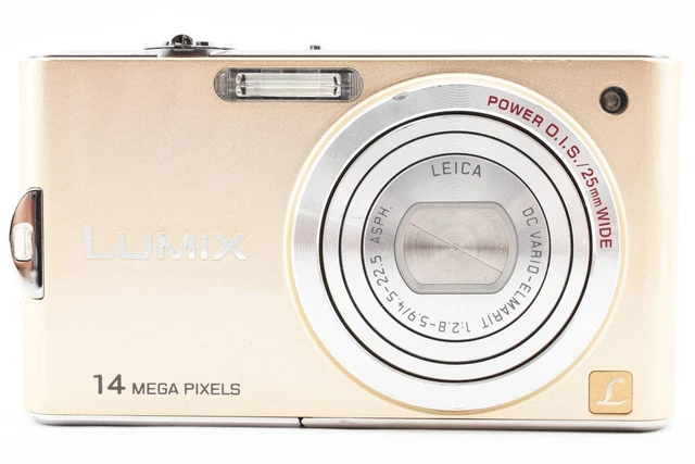 Panasonic LUMIX DMC-FX66　ゴールド Panasonic LUMIX DMC-FX66 Compact Digital Camera Gold Used