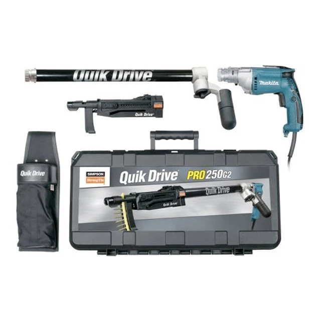 QuikDrive PRO250G2M35K System w/ 120V Makita 3500 RPM Motor