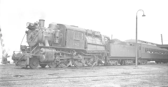2J776 Neg/Rp 1936 Crr Central Railroad New Jersey 460 Camelback Loco #182 E'beth