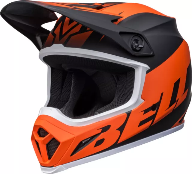 Casque BELL MX-9 Mips Disrupt Mat Noir/Orange