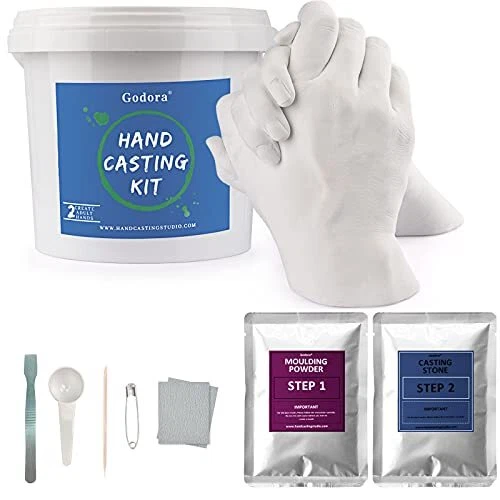 HANDS CASTING KIT DIY Plaster Statue Molding Kit & Hand Casting Kits