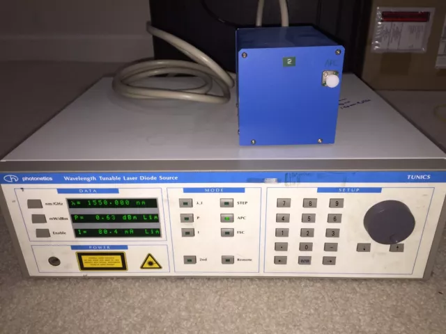 C-Band Photonetics Tunic- 1642-CR JDSU Tunable Laser APC Output ~ JDS SWS15101