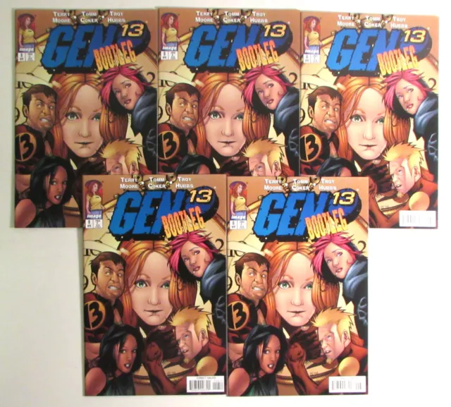 Gen 13 Bootleg Lot of 5 #8x5 Image Comics (1997) NM 1st Print Comic Books
