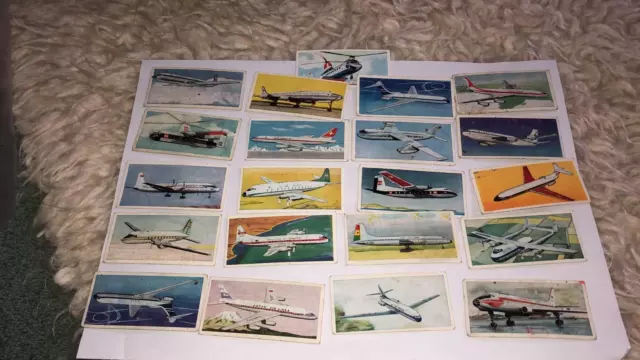 Lyons tea rare cards vintage Wings across the world 1960’s