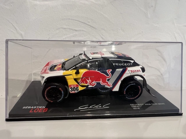 Miniature Peugeot 3008 DKR Maxi – Dakar Rallye 2018 – Sébastien Loeb – Ixo/Altaya 1/43 – Neuf