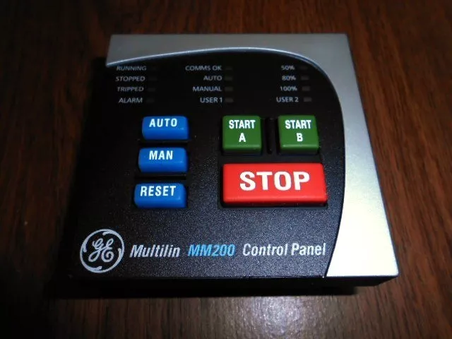 GE MM200  BASIC  CONTROL PANEL for  Motor Protection system new BULK