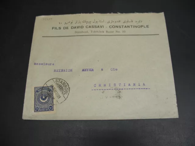 Turkey 1923 cover to Norway *10211