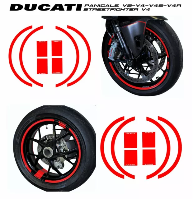 Adesivi per ruote moto Ducati Panigale V4/V4S Streetfighter "V797"