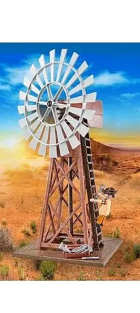 PLAYMOBIL 6214 - Eoliene du Far-West western NEUF en sachet