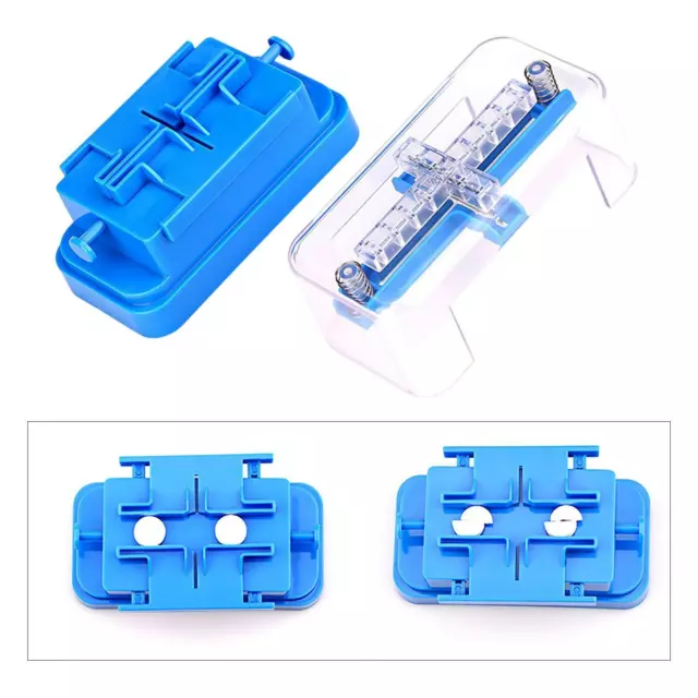 1/4 1/2 Multiple Pill Splitter Pill Cutter pour petites grandes pilules Bleu 2