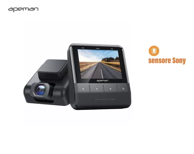 APEMAN Dash Cam C580 WIFI FHD 1080p Sensore Starvis Night Vision Wifi App 2