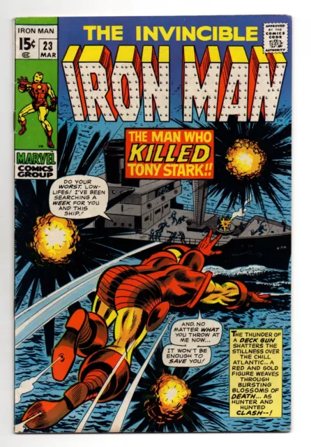 Iron Man Vol 1 No 23 Mar 1970 (FN+) (6.5) Marvel, Bronze Age (1970 - 1979)