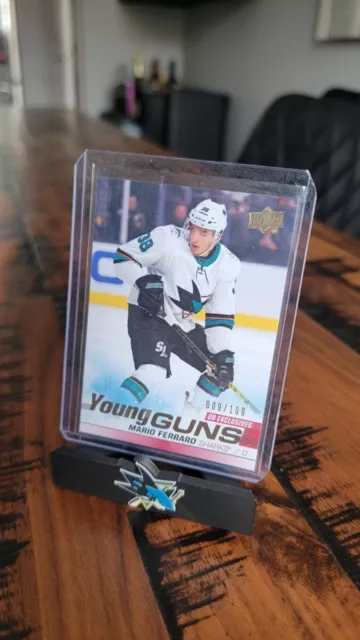 2019-20 Upper Deck Series 1 Mario Ferraro Young Guns Partial Rainbow