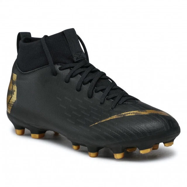 Nike Jr Superfly 6 Academy Gs Fg/Mg AH7337 007 Black/Mtlc Vivid Gold