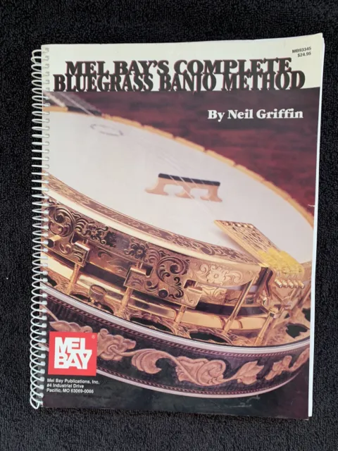 Complete Bluegrass Banjo Music Book Paperback Spiral Mel Ray Neil Griffin