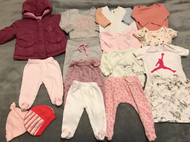 baby girl clothes 0-3 months bundle
