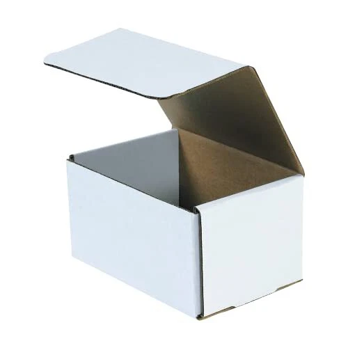 Shipping Boxes (071) 7" x 5" x 4", 50-Pack 200#/ECT-32-B Corrugated White