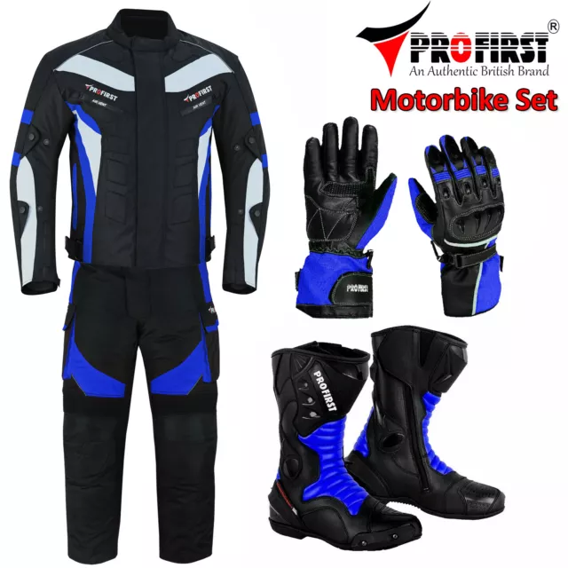 Motorbike Clothing Motorcycle Racing Suit Leather Boots Waterproof Armours Suits