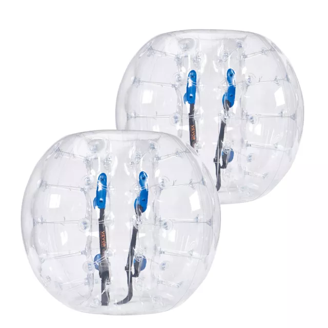 VEVOR Inflatable Bumper Balls 2-Pack 4FT/1.2M Sumo Zorb Balls for Teens & Adults