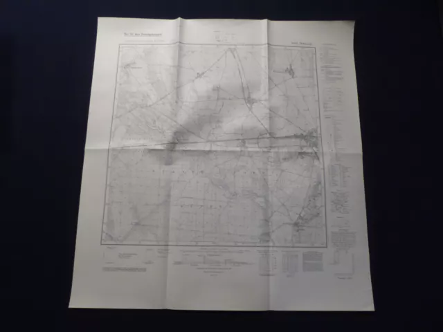 Landkarte Meßtischblatt 3654 Drenzig i.d. Neumark / Drzeńsko, Weststernberg 1945