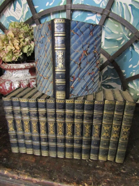 RARE-PARIS- LE LIVRE DES CENT-ET-UN-EDITION ORIGINALE-COMPLET 15 VOL-Relié-1831
