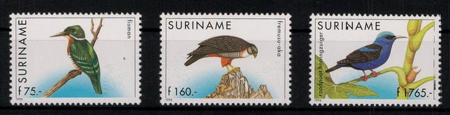 Surinam; Vögel 1996 kpl. **  (12,-)