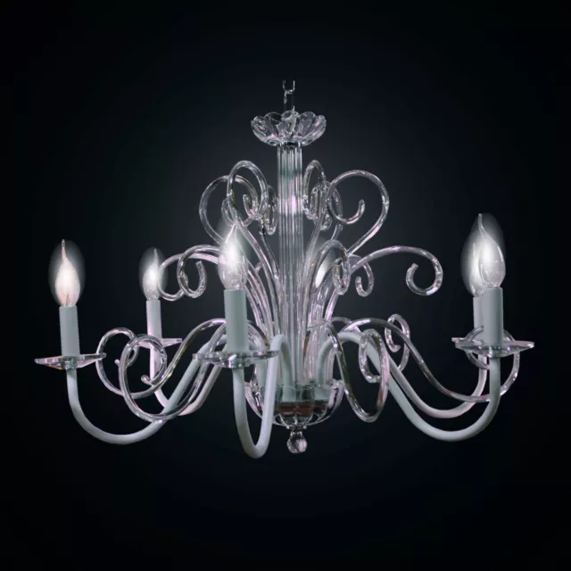 Chandelier Crystal Contemporary 6 Lights Bga 2908/6 Design Op