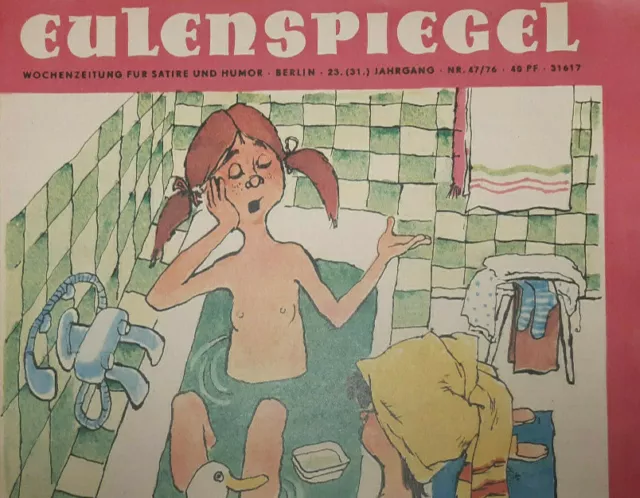 Eulenspiegel 47-1976 original DDR Satire Magazin Zeitschrift 45.Geburtstag 2021 
