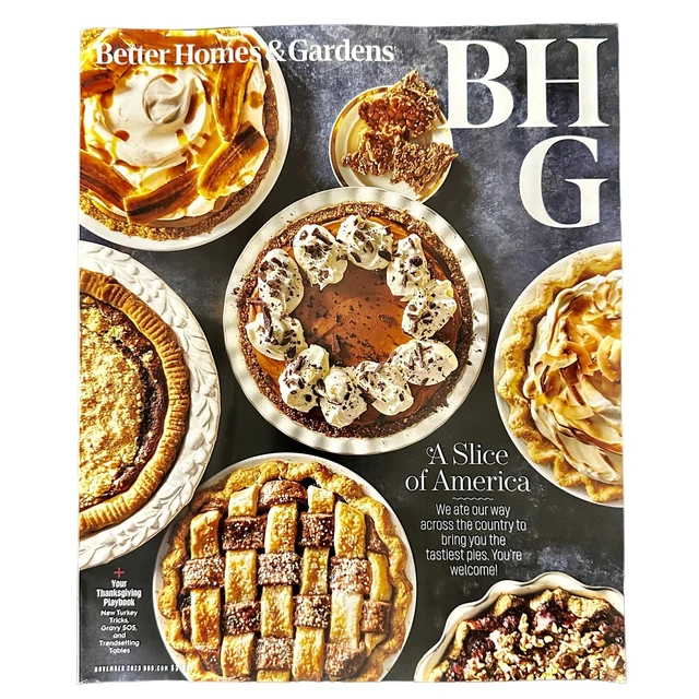 BETTER HOMES GARDENS Magazine November 2023 Thanksgiving Playbook
