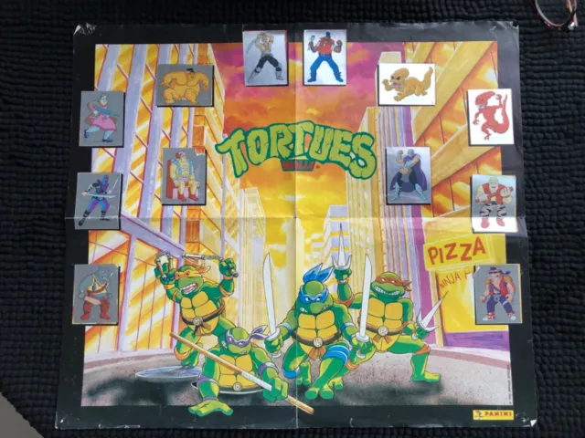 panini tortues ninja poster complet