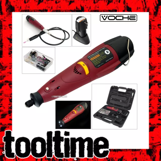 Voche 70 Stck. Akku Wiederaufladbar Multi-Speed Mini Drehbohrer + Flexi + Gehäuse 2