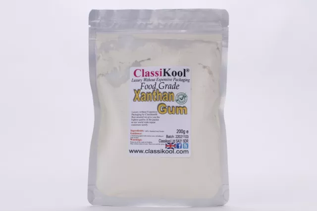 Classikool Food Grade [Xanthan Gum] for Quality Gluten-Free Pizza & Baking