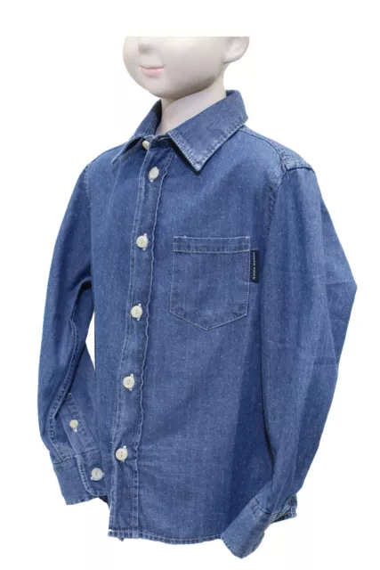 Camicia da bambino jeans North Sails junior manica lunga casual moda taschino 2