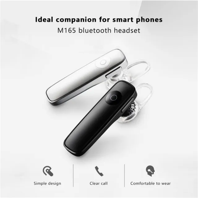 M165 Bluetooth Headset In-ear High-power Earbuds Headphones for Work