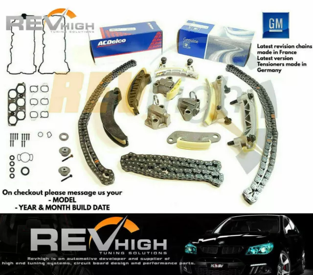 Genuine GM GEARS GASKET Holden Rodeo Timing Chain Kit 3.6l V6 Alloytec LY7 LCA L