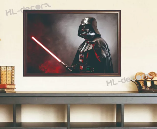 UNFRAMED Star Wars Darth Vader Canvas Print Poster Wall Art Home Decor