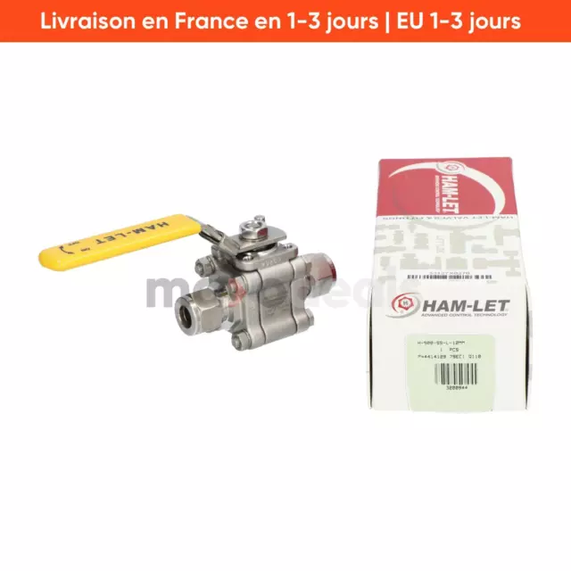 Ham-Let H-500-SS-L-12MM Ball Valve 12mm New NFP