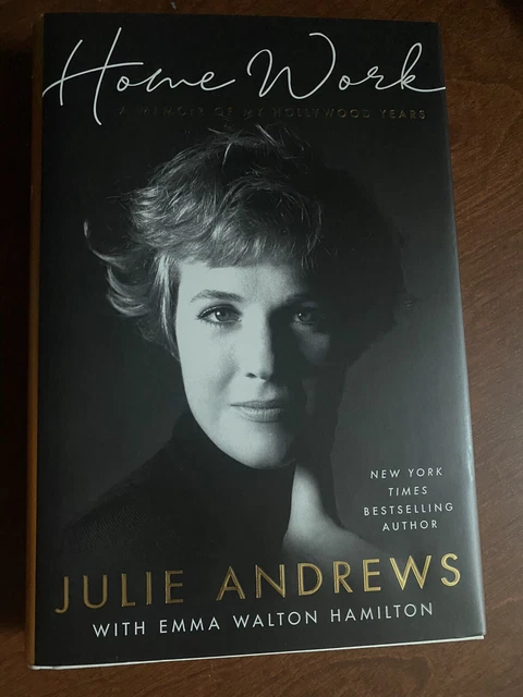 Julie Andrews Signed Book Home Work Autographed Sound Of Music Mary Poppins Star Julie Andrews Signed Book Home Work Autographed Sound Of Music Mary Poppins Star