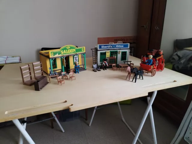 playmobil vintage maison western