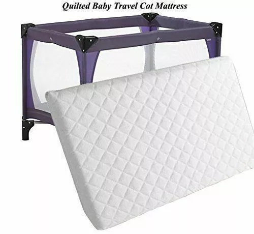 95 x 65 x 5 cm New Extra Thick Travel Cot Mattress For Grace Redkite And M&P  UK