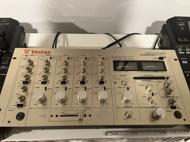 Vestax PMC 46 MKII RARE GOLD Analogue 4 channel knob Mixer