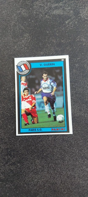 Panini David Ginola PSG – Carte N°267 Saison 1992-1993 Très Bon état