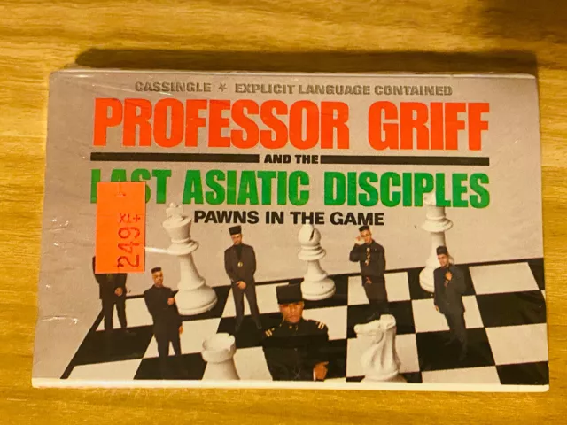 PROFESSOR GRIFF Pawns In The Game 1990 CASSINGLE New SEALED Public Enemy Chuck D