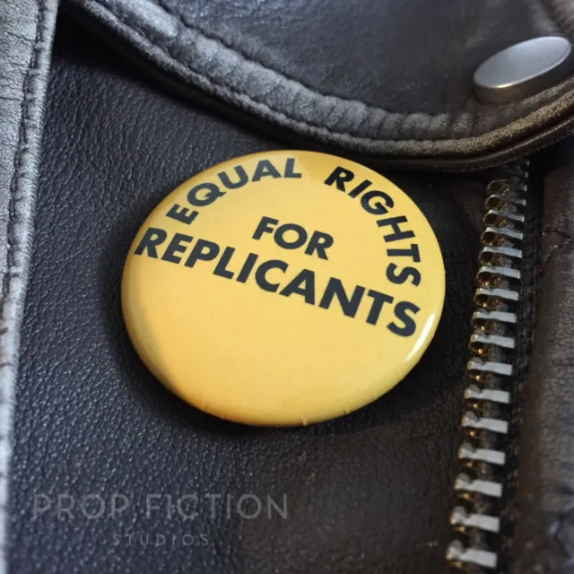 Blade Runner - Prop Replicants Rights 1.5" Button Badge / Promo Cosplay Costume