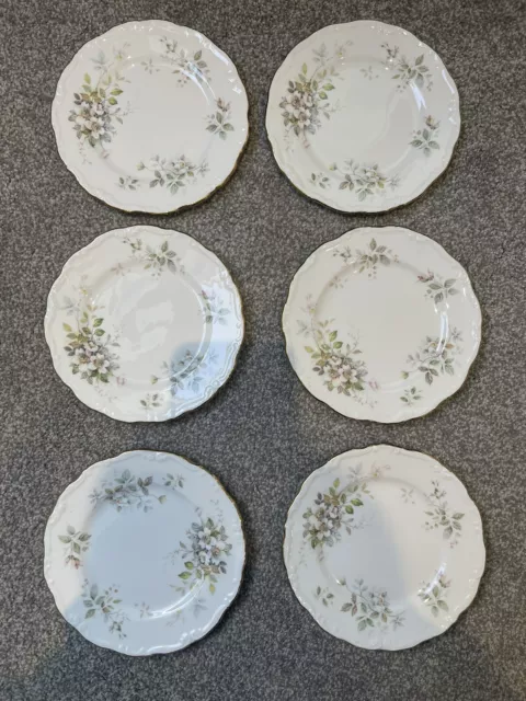 Royal Albert Haworth  Tea / Side Plates Set of 6 Wonderful Condition