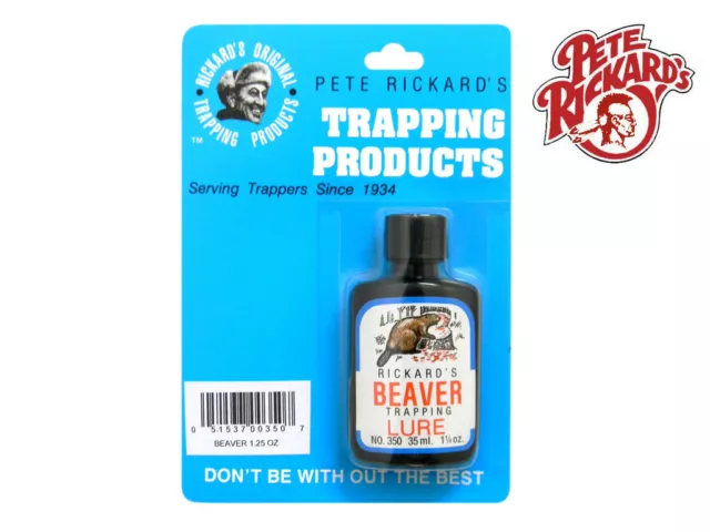 Rickards - New Liquid 1 1/4 Oz. Beaver Trapping Lure Scent - Lb350